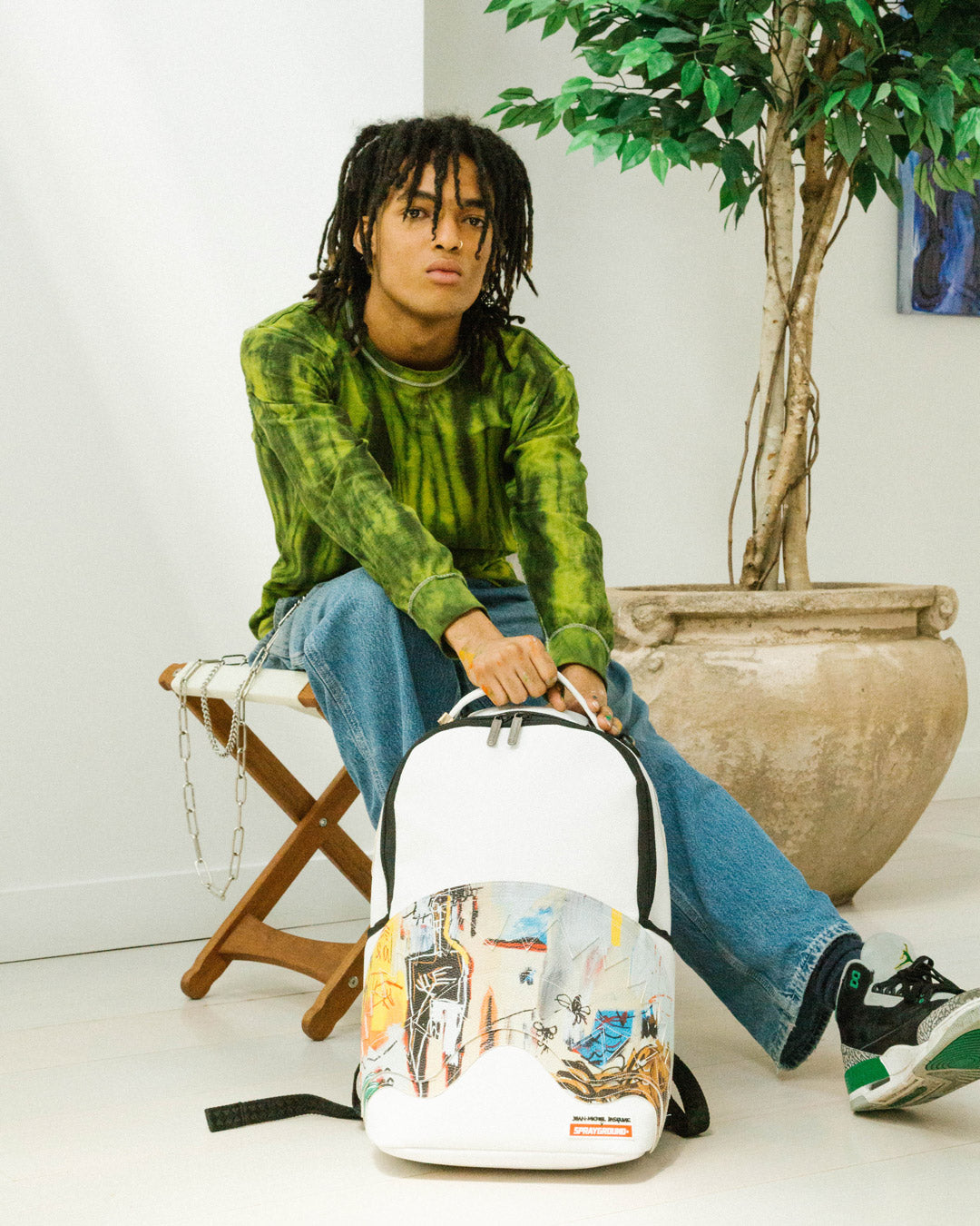 OFFICIAL BASQUIAT ACQUE PERICOLOSE 1981 BACKPACK (DLXV)