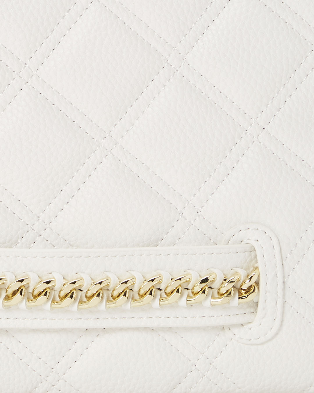 RIVIERA LE BLANC GOLD CHAIN SHARK CROSSOVER CLUTCH