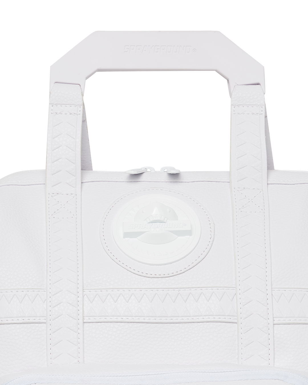 HEAVY METAL SHARK WHITE OUT BIZ TOP OPENER BACKPACK