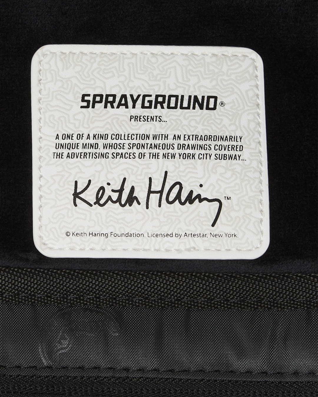 KEITH HARING SKATER SHARK DLXSR BACKPACK