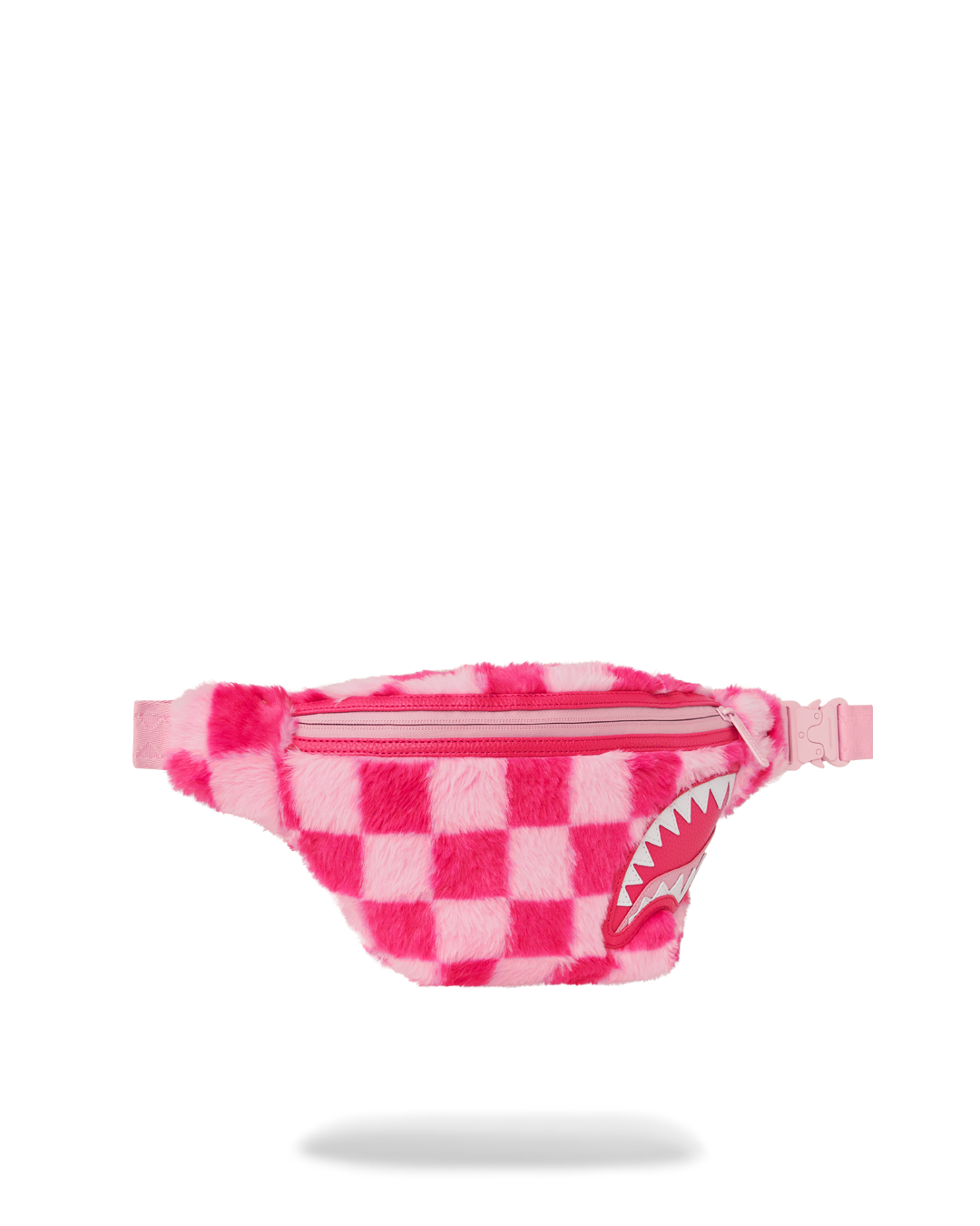 FURZILLA SHARK (PINK CHECK) SAVVY CROSSBODY