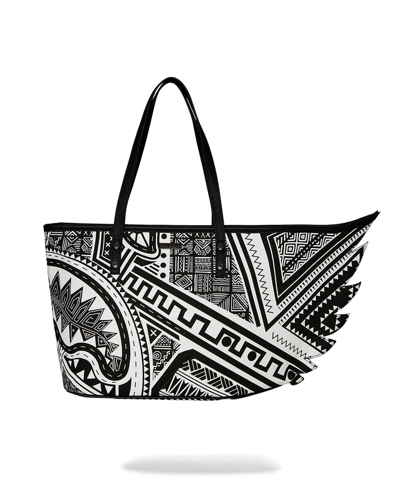 A.I. AFRICAN INTELLIGENCE THE SKYHAWK WING TOTE - SANDFLOWER COLLAB