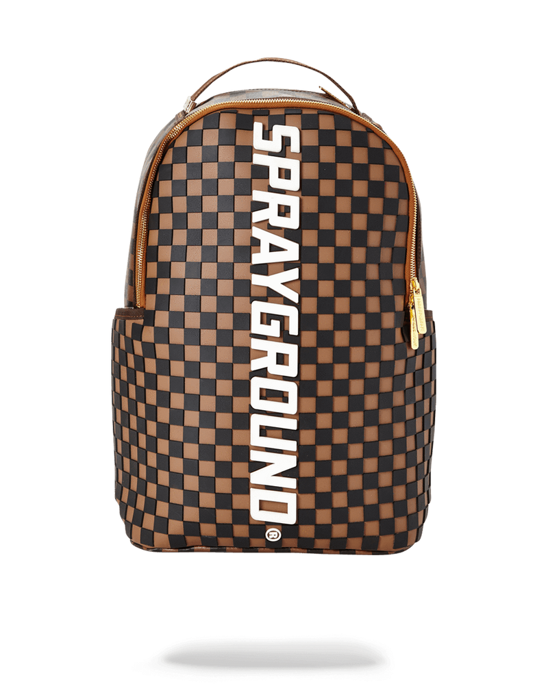3D MOLDED RUBBER CHECKERED LOGO