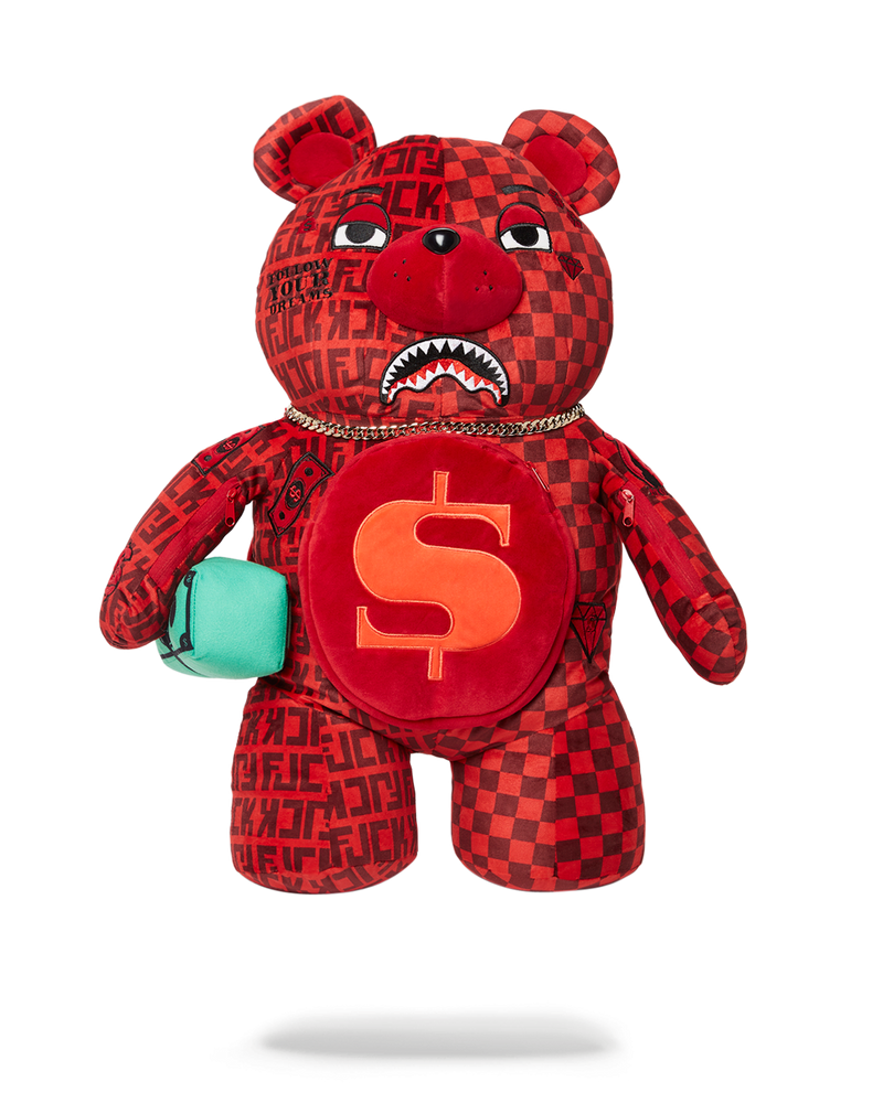 VENI VIDI VICI MONEYBEAR TEDDYBEAR BACKPACK