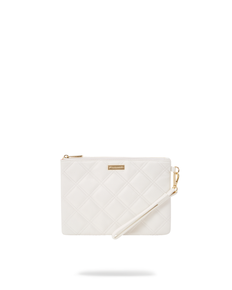 RIVIERA LE BLANC GOLD  CHAIN SHARK CROSSOVER CLUTCH