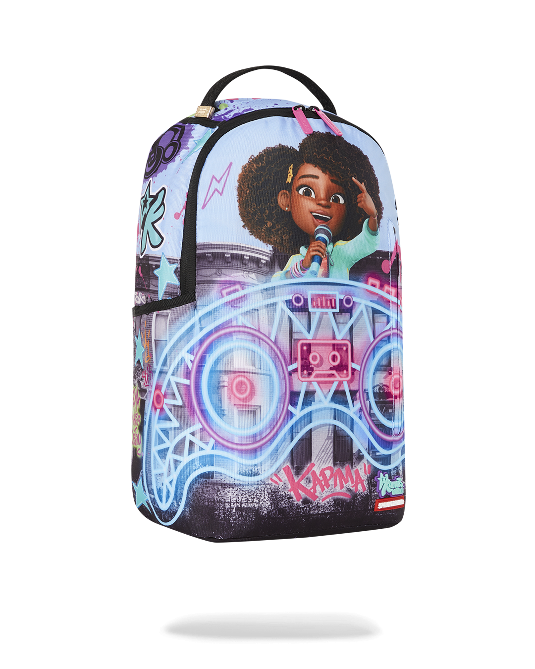 KARMA'S WORLD TURN UP THE VOLUME BACKPACK