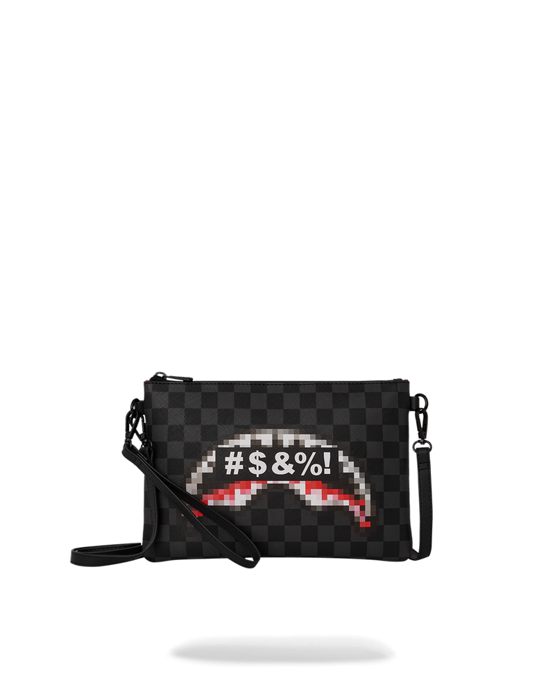 WHAT THE BEEP' SHARK CROSSOVER CLUTCH