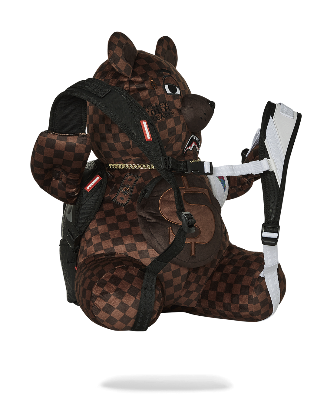 BEAR WEARING BACKPACK AS A BACKPACK