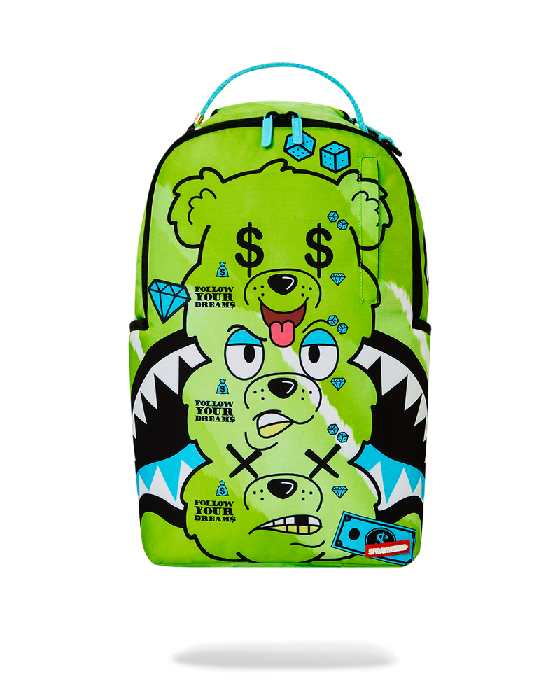 MONEY BEAR SEEING TRIPLE DLXSR BACKPACK