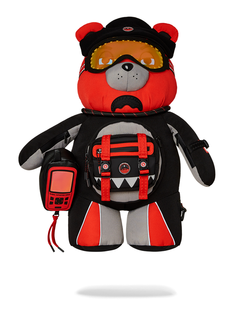 SKY HIGH SEEKERS ARCTIC GPS MONEYBEAR BACKPACK