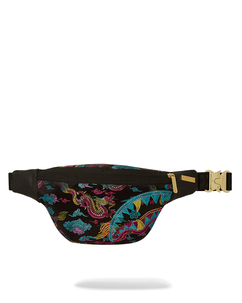 EMBROIDERED DRAGONS SAVVY CROSSBODY