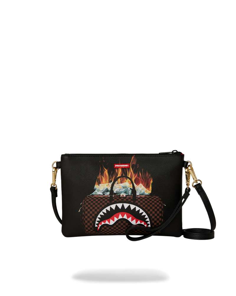 MONEY BAG DOUBLE TAKE CROSSOVER CLUTCH