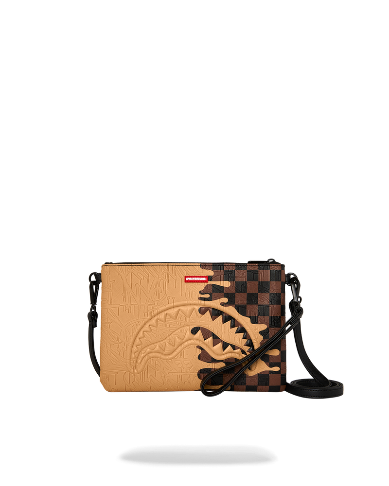 DESIGNER DRIP EFFECT CROSSOVER CLUTCH