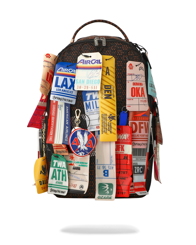 AMERICAN AIRLINES 100 YRS - TAGS ON TAGS BACKPACK