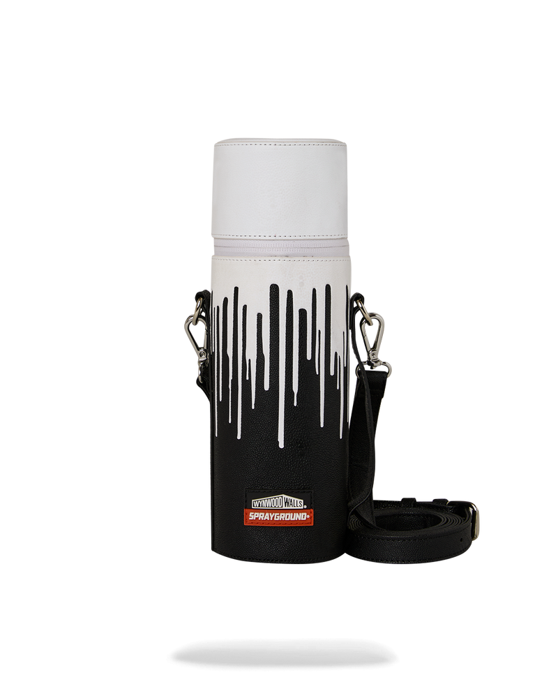 WYNWOOD WALLS COLLAB WATER BOTTLE OR SPRAYCAN HOLDER (BLK/WHT)