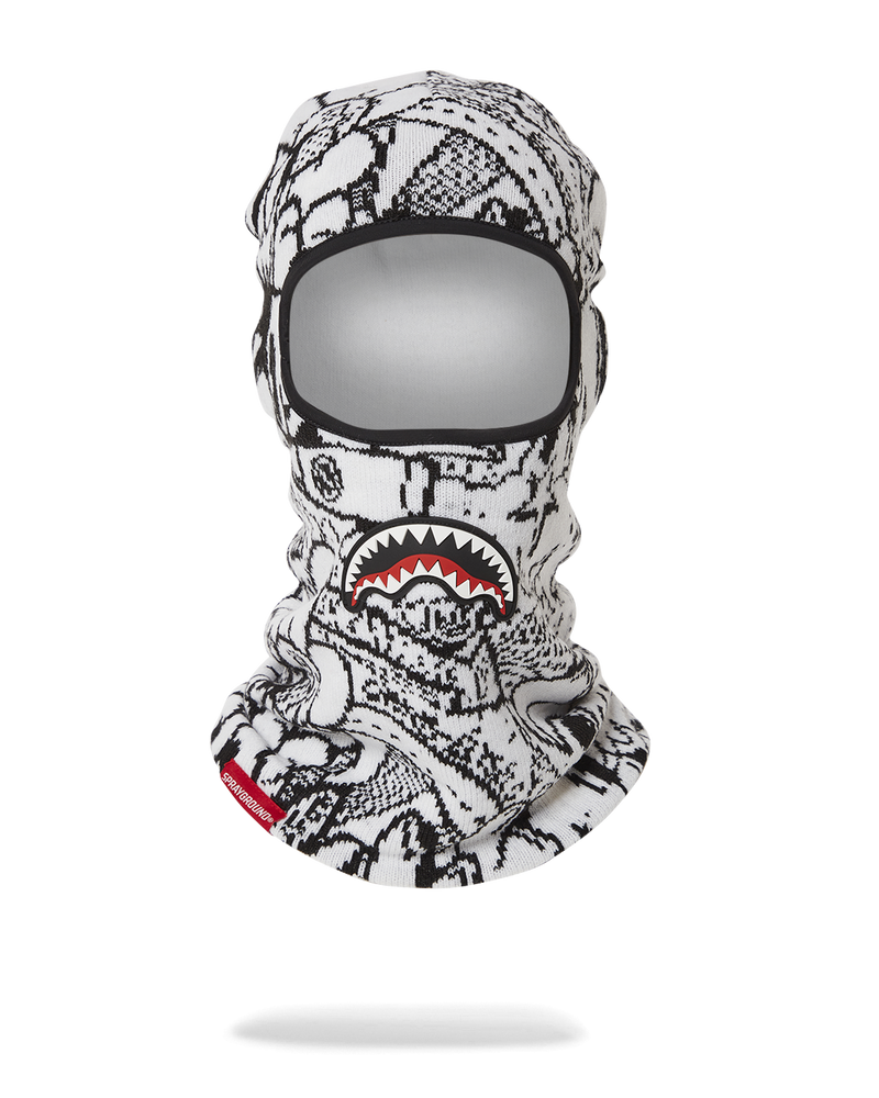 DOODLE SHARK SKI MASK