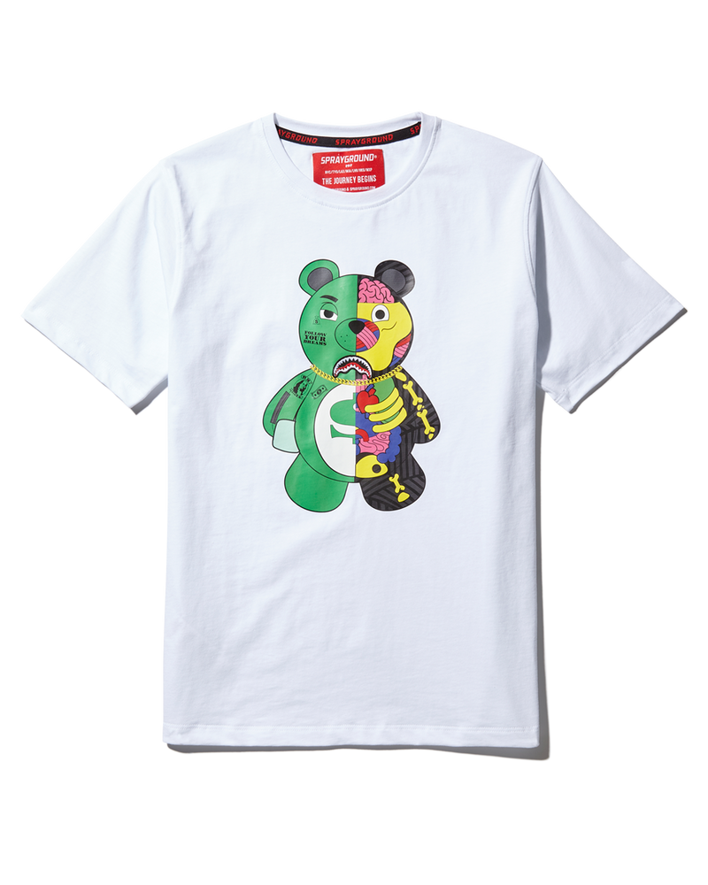 YOUTH ANATOMY BEAR T-SHIRT WHITE