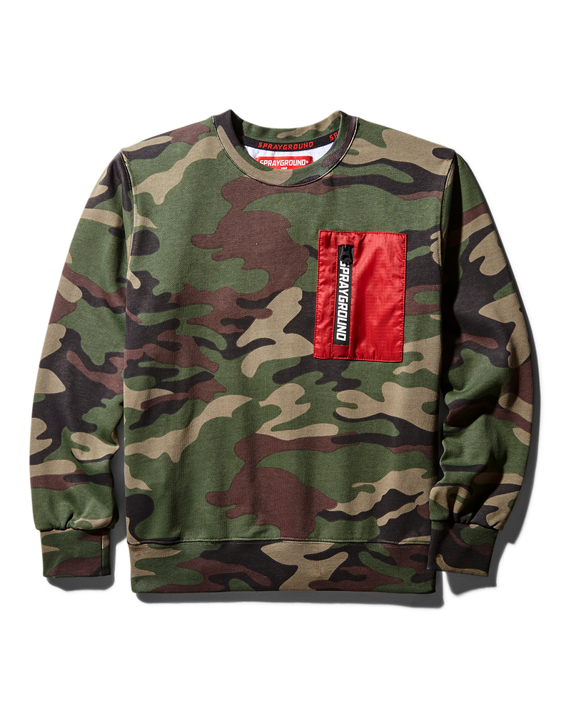 YOUTH TIGER CAMO SWEATER