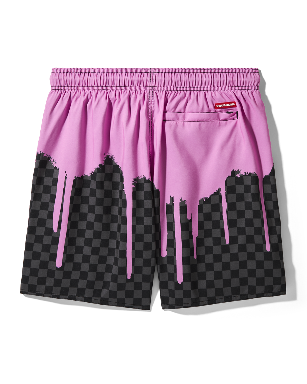 OCEAN DRIP CHECK SWIM SHORT